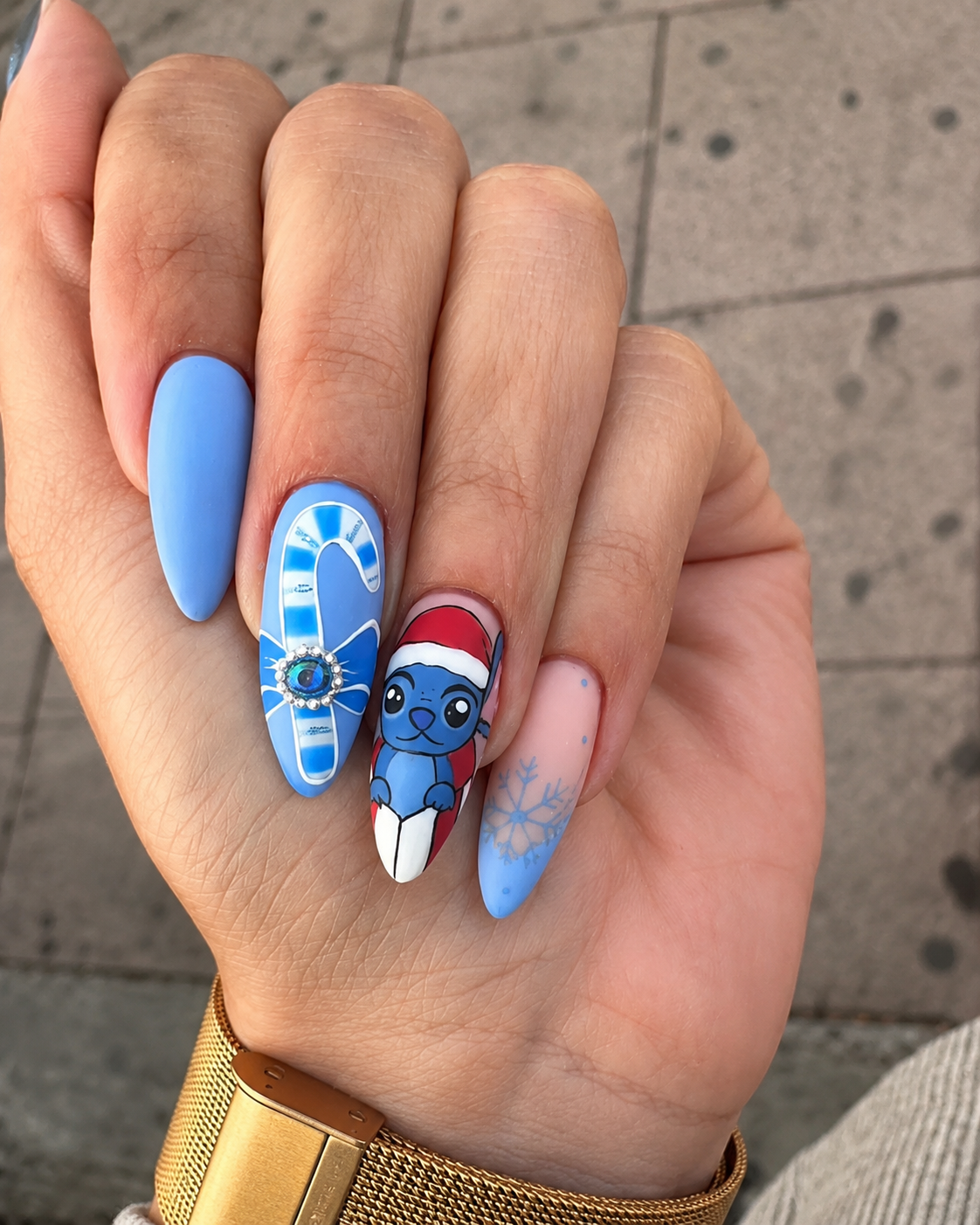 Diseño de uñas invernal